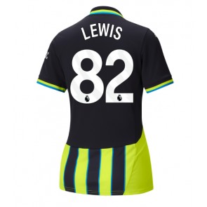 Manchester City Rico Lewis #82 Gostujuci Dres za Ženska 2024-25 Kratak Rukavima